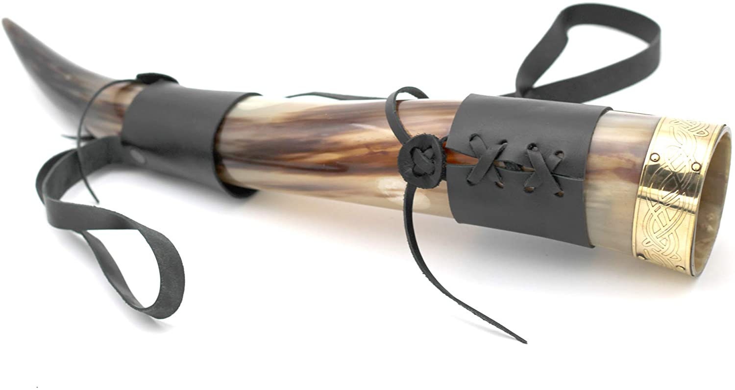 Genuine Handcrafted 18oz Natural Viking Drinking Horn With Etsy UK