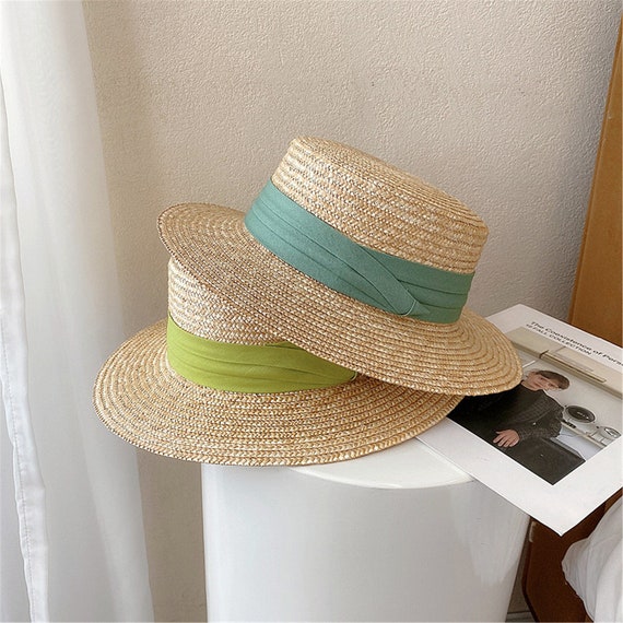 Japanese Style Bow Straw Hat Women 