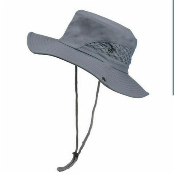 Boonie Bucket Hat Cap Fishing Hunting Safari Summer Military Men Sun Hats  Outdoor Wide Brim Anti-uv Beach Caps Women Summer Mesh Hat 