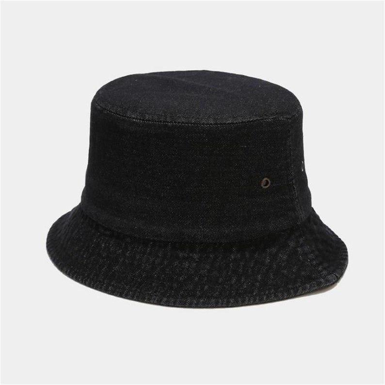 Unisex Men's Cotton Bucket Hat Panama Summer Denim Bonnie UV Sun ...