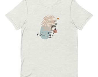Minimale stoische Shirt für Stoicism Philosophie | Marcus Aurelius | Seneca