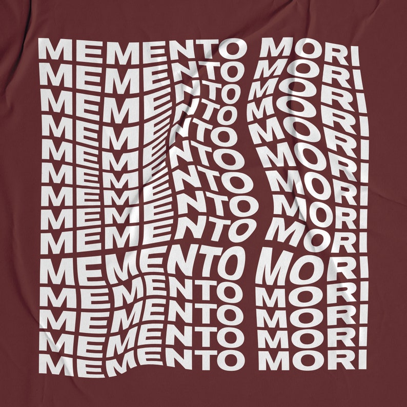 Printable Memento Mori Stoicism Poster  INSTANT download image 1