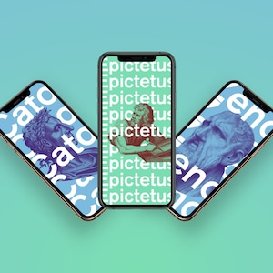 12 Stoic Philosopher Phone Wallpapers (iPhone & Android)