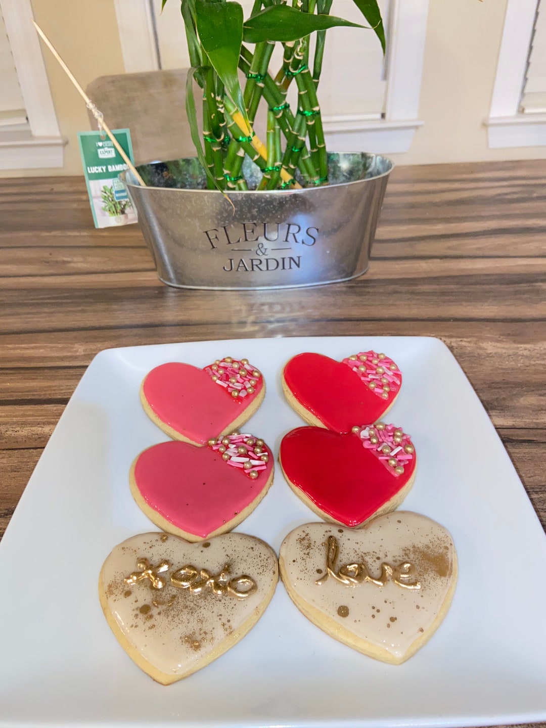 Anniversary Gift Vegan Valentine Cookies Dairy Free Cookies Heart