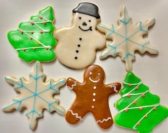 Vegan Christmas Cookies | Dairy Free Sugar Cookies | Xmas Cookies