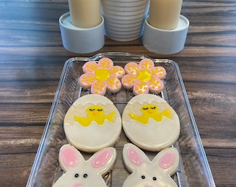 Vegan Easter Sugar Cookies | Decorated Cookies | Sugar Cookies