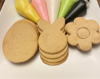 DIY Gluten Free Vegan Easter Sugar Cookies Kit | Decorate yourself Cookies