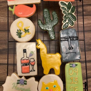 Galletas veganas de azúcar personalizadas / Galletas veganas decoradas / Galletas sin lácteos imagen 7