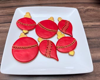 Gluten Free Ornament Christmas Cookies | Dairy Free Sugar Cookies | Xmas Cookies