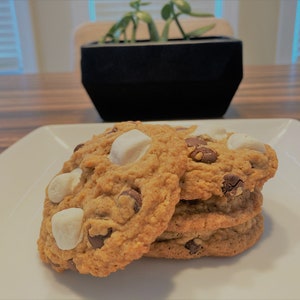 Vegan S&#39;mores Cookies