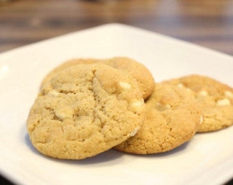 Vegan White Chocolate Cookies | Gluten-free |Chocolate Chip Cookies | Dairy Free Cookies | Cookies