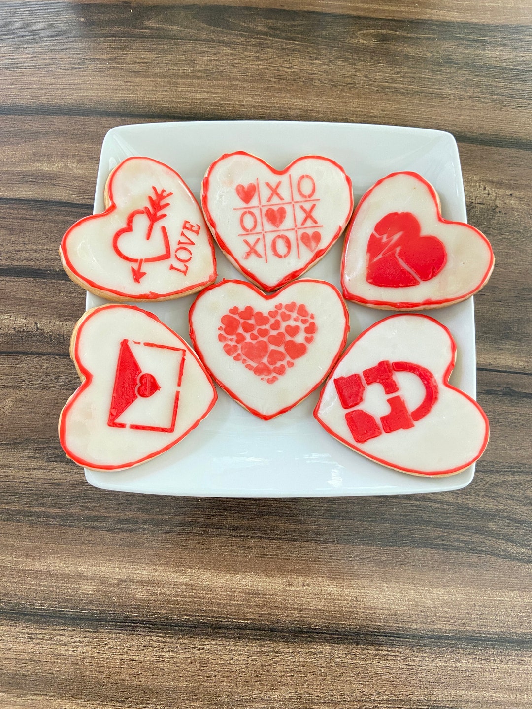 Vegan Valentine Cookies Dairy Free Cookies Heart Shaped Cookies Love