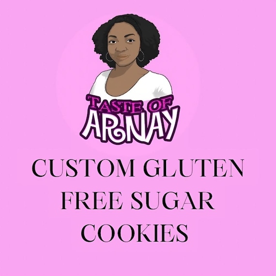 Custom Gluten Free Vegan Sugar Cookies | Vegan Decorated Cookies | Dairy Free Cookies