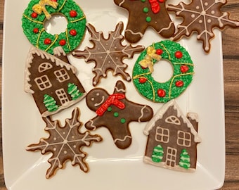 Gluten free Vegan Christmas Cookies | Dairy Free Sugar Cookies | Xmas Cookies