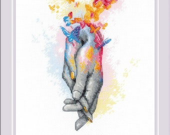 Love is in the Air cross stitch kit by RIOLIS 2104, Counted cross stitch kit