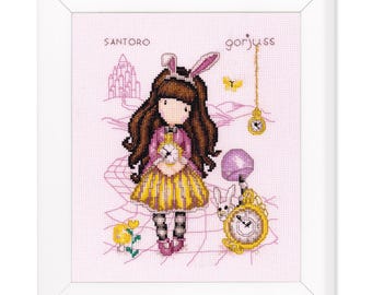 Gorjuss Just One Second Cross Stitch Kit by Vervaco
