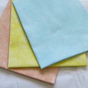 Easter set, Hand dyed set of Aida, Brand new cross stitch fabric, Abstract design, Unique fabric design, Aida count  of your choice