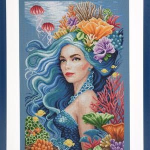Beauty of the Sea Cross Stitch Kit by Lanarte