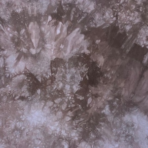Hand dyed cross stitch fabric, Dark brown, Choose Aida, Linen or Evenweave counts