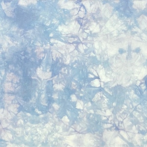 Hand dyed cross stitch fabric, Light indigo, Choose Aida, Linen or Evenweave counts