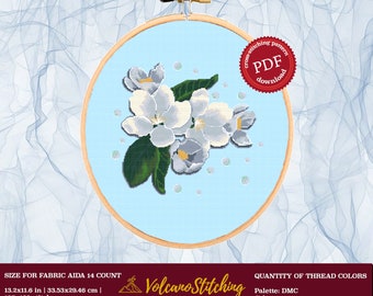 Spring #73 Cross Stitch Embroidery PDF Pattern Download | Cross Stitch Patterns | Cross Stitch World | Stitch Patterns| xstitch pattern