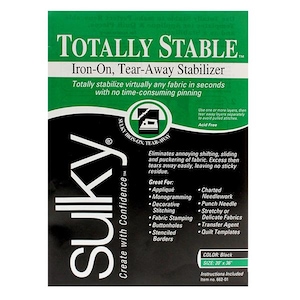 Sulky Totally Stable Stabilizer - Black - 20&#39;&#39; x 1 yd. Pkg