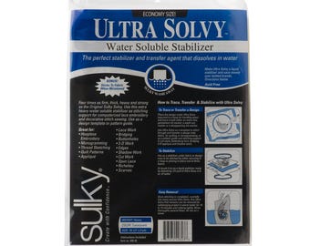 Estabilizador Sulky Ultra Solvy - Translúcido - Paquete de 19,75'' x 3 yardas