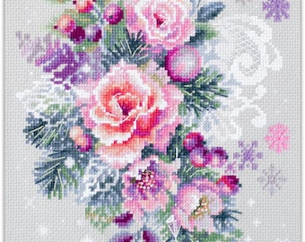 Kit punto croce Winter Fancy di Magic Needle