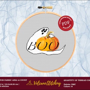 Halloween Pumpkin #22 Cross Stitch Embroidery PDF Pattern Download | Cross Stitch Patterns | Cross Stitch World | Stitch Patterns | Xstitch