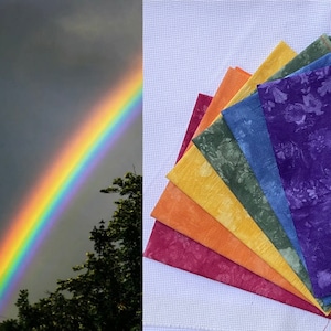 Hand dyed set of Aida, Brand new cross stitch fabric, Abstract design, Unique fabric design, Aida count  of your choice