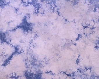 Farbowana ręcznie tkanina Aida 18 ct, zupełnie nowa, haftowana krzyżykiem, abstrakcyjny wzór w kolorze jasnoszarym i niebieskim kolorze jeansowym