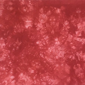Hand dyed cross stitch fabric, Scarlet red, Choose Aida, Linen or Evenweave counts