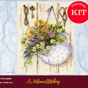 Summer Tea cross stitch kit by RIOLIS 2020, Counted cross stitch kit