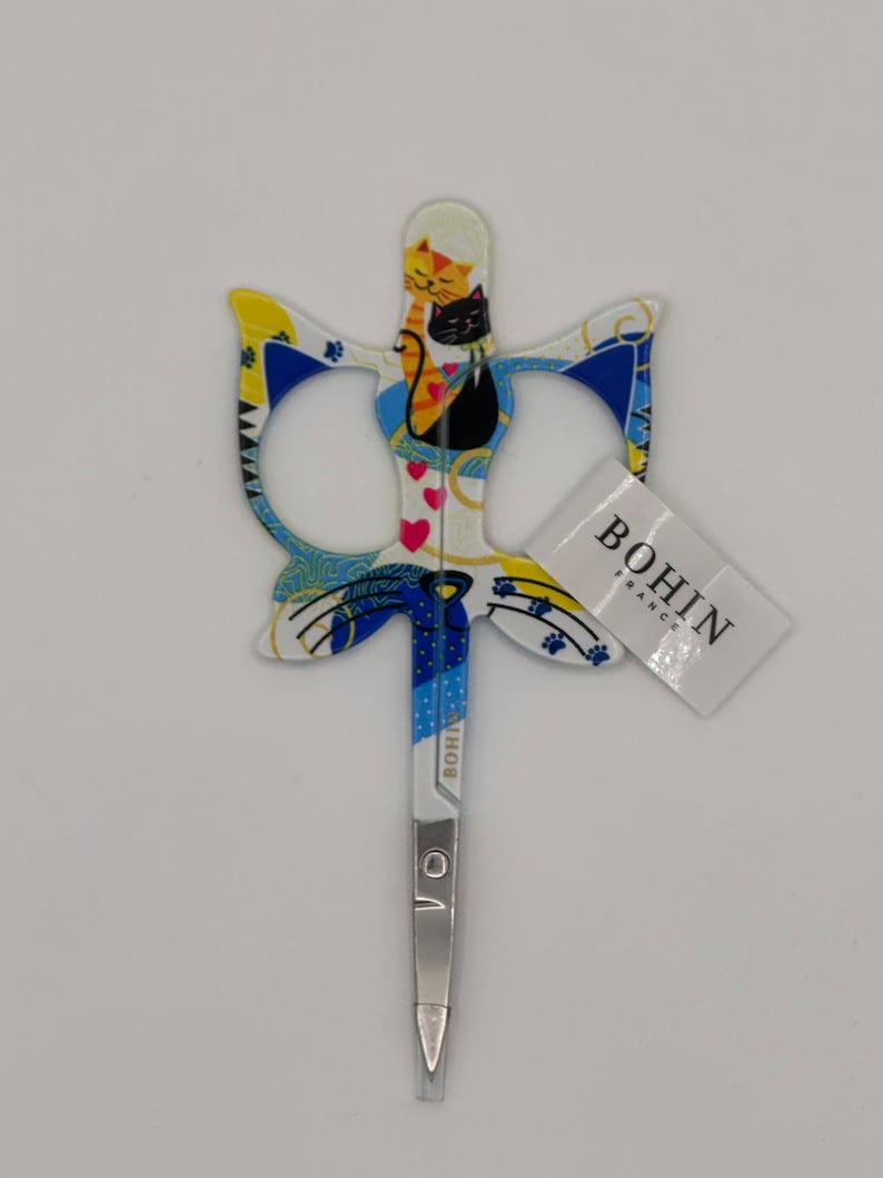 Cats Scissor by BOHIN, Colorful Stainless Steel Shears, Crochet ...