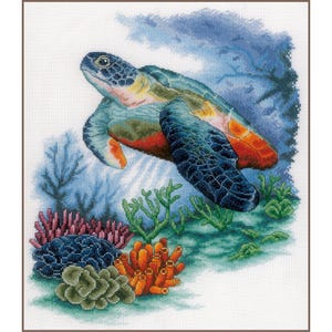 Treasures Undersea Cross Stitch Kit by Lanarte