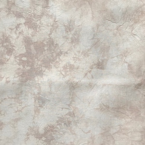 Hand dyed 36 count Linen fabric, Brand cross stitch cloth, 18x21 inches, Abstract taupe design