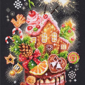 Christmas Sweets Cross Stitch Kit by Magic Needle