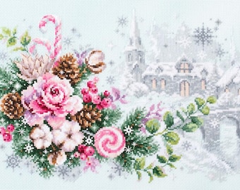 Kit punto croce "Sentimento natalizio" di Magic Needle