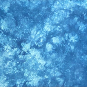 Hand dyed cross stitch fabric, Royal blue, Choose Aida, Linen or Evenweave counts