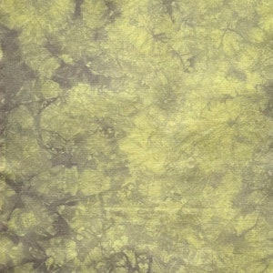 Hand dyed 28 count Evenweave fabric, Brand cross stitch cloth, 18x21 inches, Abstract yellow and charcoal gray design