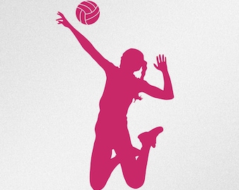 Download Volleyball Player Svg Etsy