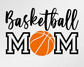 Mamá de baloncesto SVG: Archivos de corte vectoriales para Cricut y Silhouette