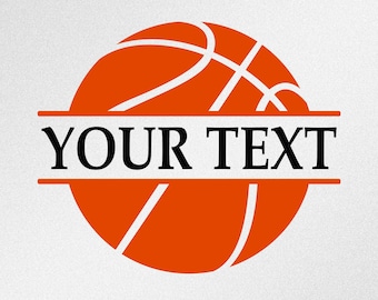 Download Split Basketball Svg Etsy