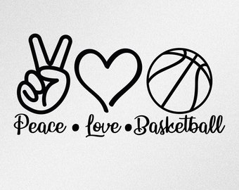 Download Love Basketball Svg Etsy