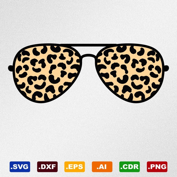 Leopard Print With Sunglasses - Etsy