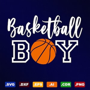 Basketball Junge SVG, Dxf, Eps, Ai, Cdr Vektor-Dateien für Silhouette, Cricut, Schneideplotter, Png-Datei