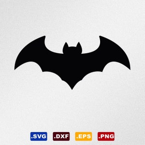 Halloween Bat Svg, Dxf, Eps Pliki wektorowe dla Cricut, Sylwetka, Ploter tnący, Plik PNG
