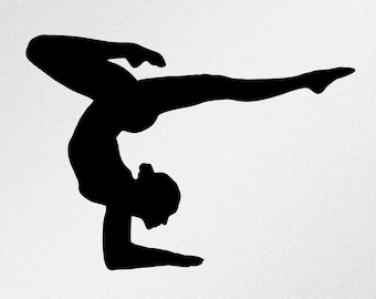 Yoga Scorpion Pose SVG: Vrischikasana Vector Files (Digital Download)