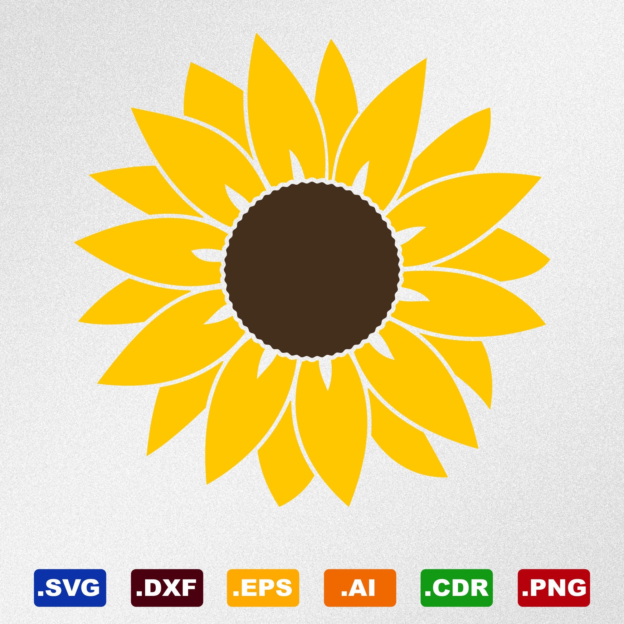 Sunflower Leaves Svg