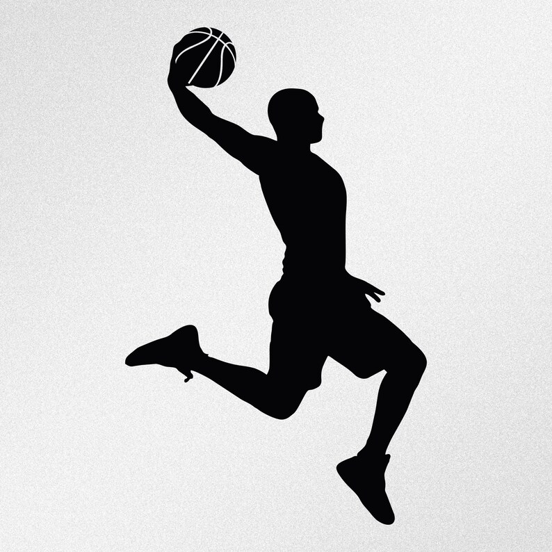 Basketball Player Vinyl Decal Sticker Etsy